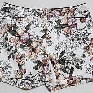 White House Black Market Floral Print Women's Shorts
